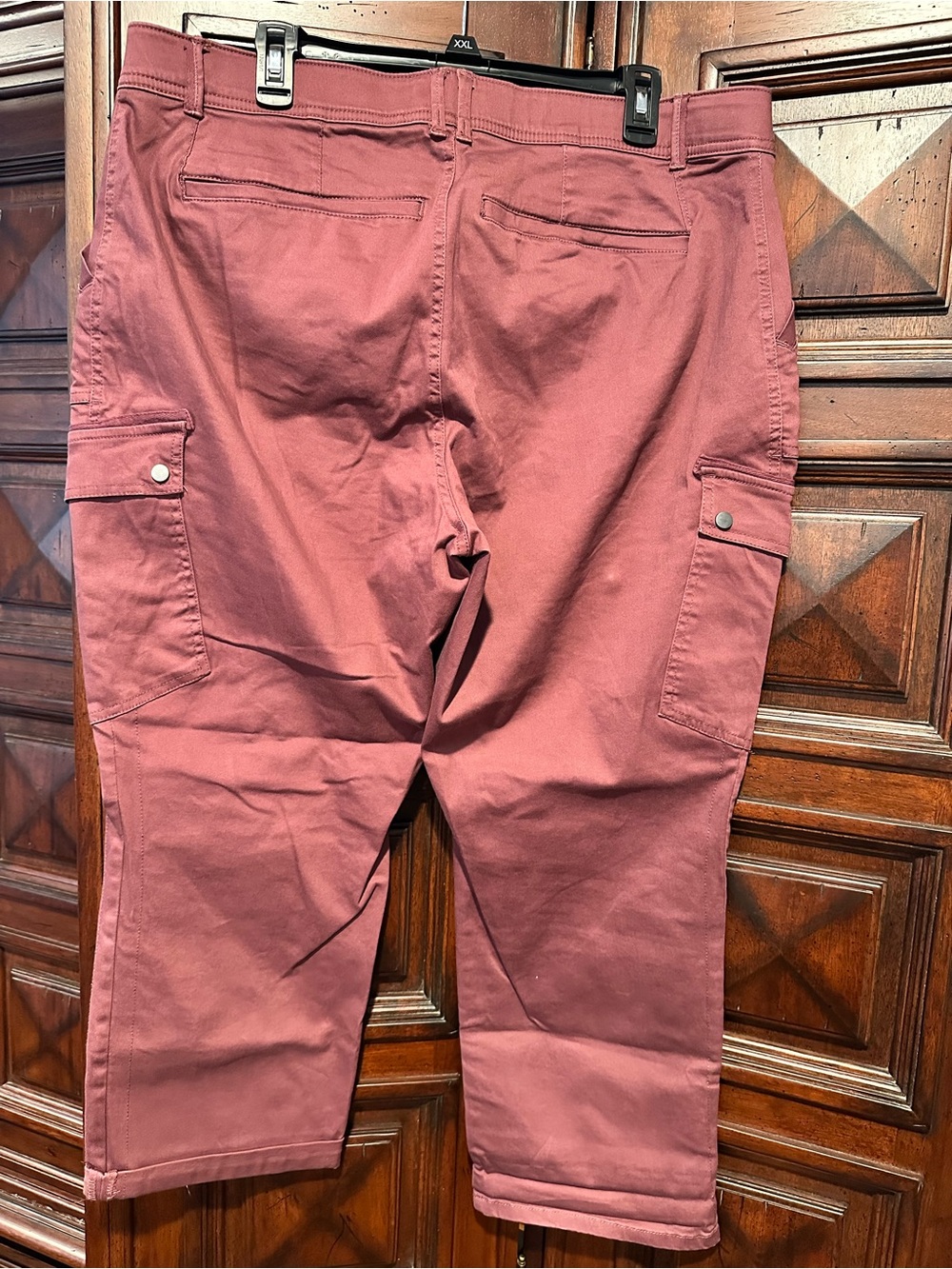 18W Democracy "Ab"solution Women’s Cargo Pants in Mauve Stretchy Comfort - Picture 4 of 4